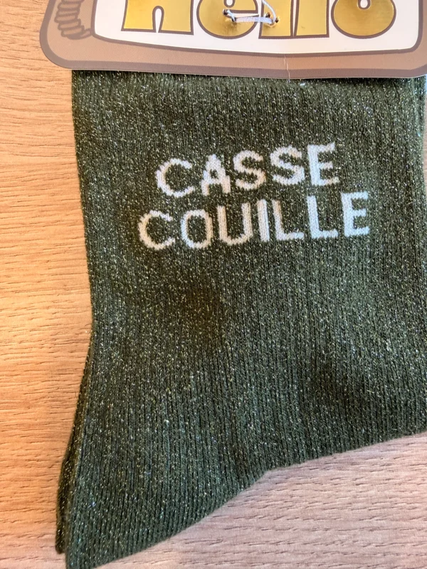 Chaussettes Casse Couille à Paillettes | Idée Cadeau | Dream By C