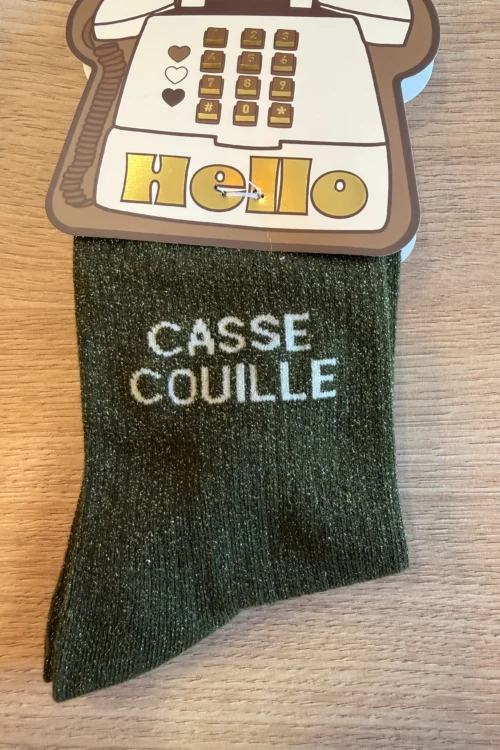 Chaussettes Casse Couille à Paillettes | Idée Cadeau | Dream By C