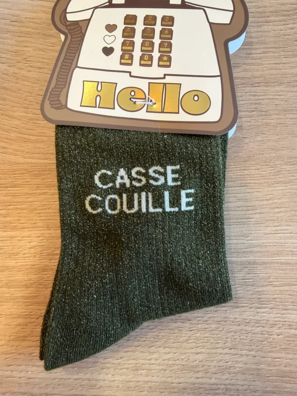 Chaussettes Casse Couille à Paillettes | Idée Cadeau | Dream By C
