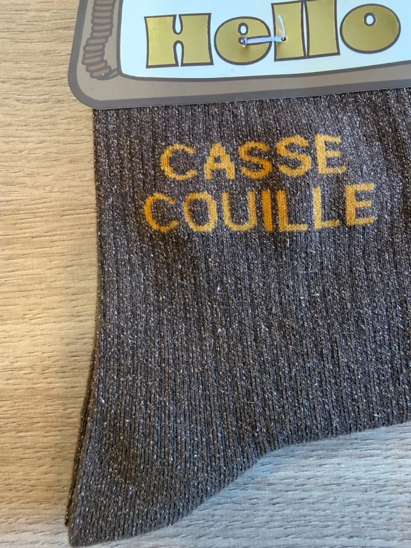 Chaussettes Casse Couille à Paillettes | Idée Cadeau | Dream By C
