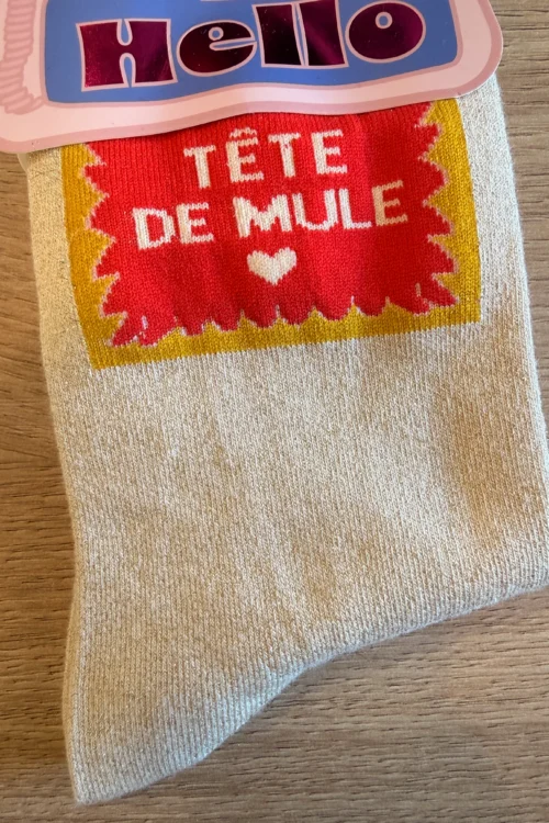 chaussettes-messages-paillettes- Chaussettes à Messages à Paillettes | Dream By C