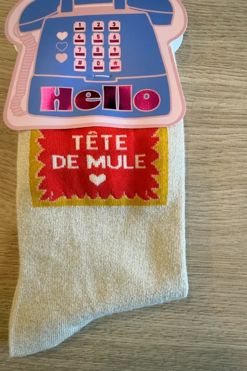 Chaussettes à Messages à Paillettes | Dream By C