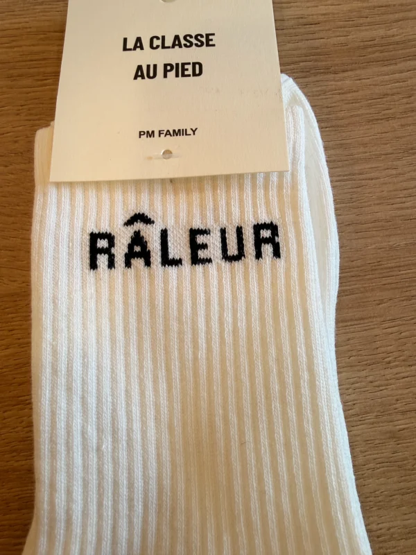 Chaussettes Râleur Hommes Blanc | Dream By C