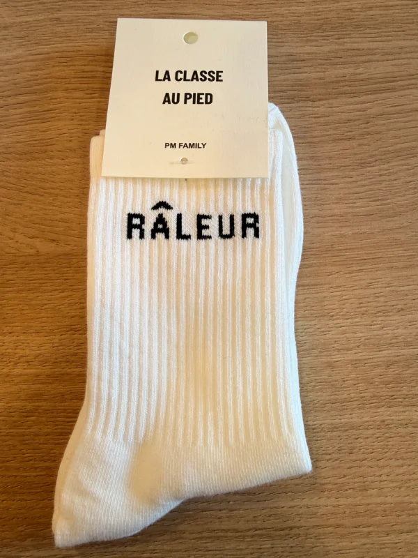 Chaussettes Râleur Hommes Blanc | Dream By C