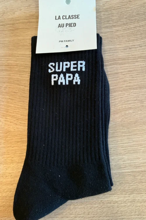 Chaussettes Super Papa Hommes | Idée Cadeau | Dream By C