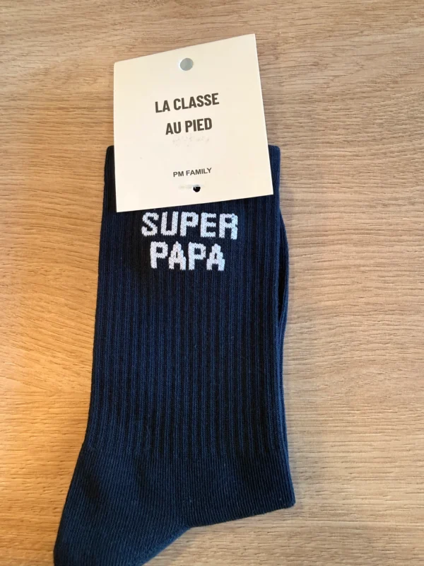 Chaussettes Super Papa Hommes | Idée Cadeau | Dream By C