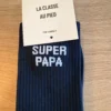 Chaussettes Super Papa Hommes | Idée Cadeau | Dream By C