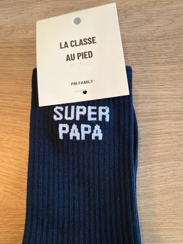 Chaussettes Super Papa Hommes | Idée Cadeau | Dream By C