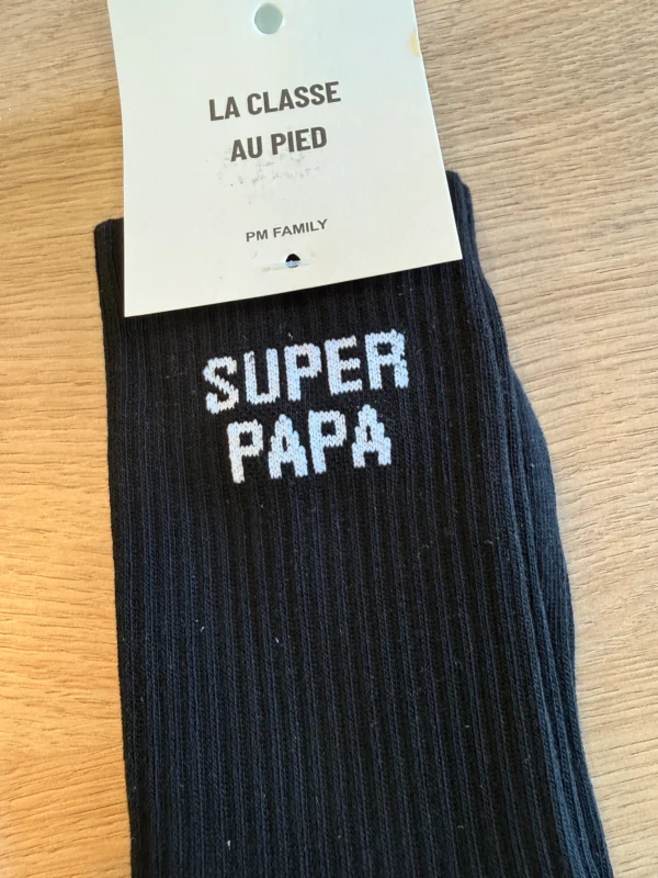 Chaussettes Super Papa Hommes | Idée Cadeau | Dream By C