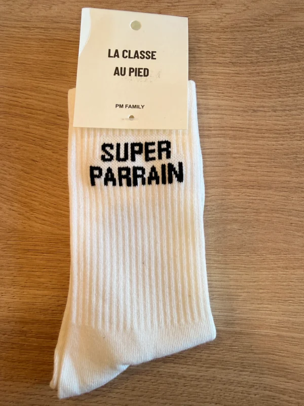 Chaussettes Super Parrain Hommes | Idée Cadeau | Dream By C