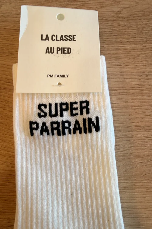 Chaussettes Super Parrain Hommes | Idée Cadeau | Dream By C