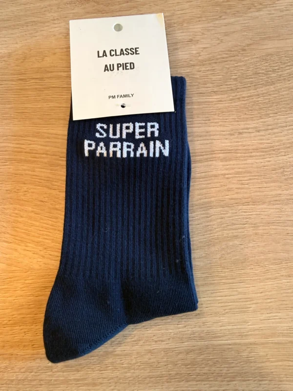 Chaussettes Super Parrain Hommes | Idée Cadeau | Dream By C