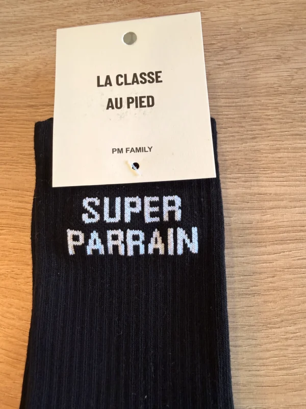 Chaussettes Super Parrain Hommes | Idée Cadeau | Dream By C