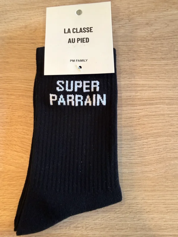 Chaussettes Super Parrain Hommes | Idée Cadeau | Dream By C