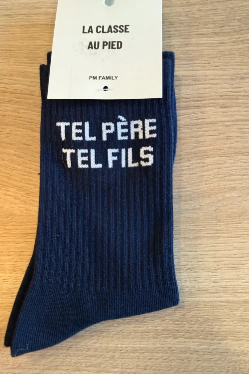 chaussettes-tel-pere-tel-fils-hommes- Chaussettes Tel Père Tel Fils Hommes | Idée Cadeau | Dream By C