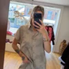 Chemise Taupe Cachemire Coupe Large | Dream By C