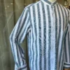 chemises-grosses-rayures-hommes-de-couleur Chemise Grosses Rayures Homme Col Mao | Dream By C