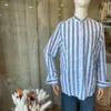 -chemises-grosses-rayures-hommes-de-couleur- Chemise Grosses Rayures Homme Col Mao | Dream By C