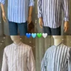 chemises-grosses-rayures-hommes-de-couleur-dream-by-c-- Chemise Grosses Rayures Homme Col Mao | Dream By C