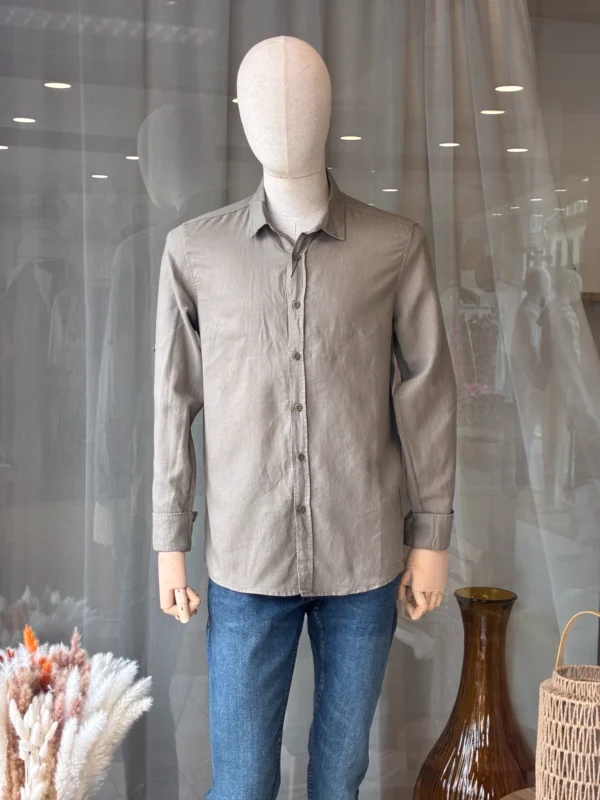 Chemise Lin Homme Unie – 3 Coloris | Dream By C