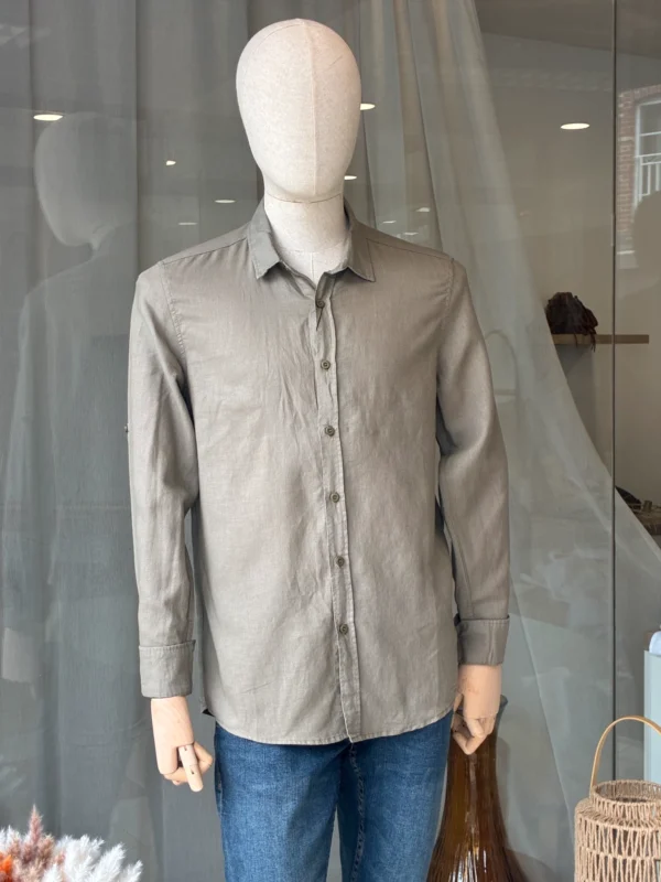 Chemise Lin Homme Unie – 3 Coloris | Dream By C