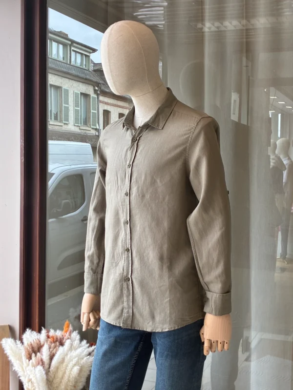 Chemise Lin Homme Unie – 3 Coloris | Dream By C