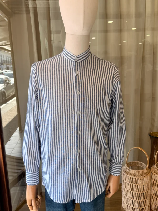 Chemise Lin Homme Col Mao – 3 Coloris | Dream By C
