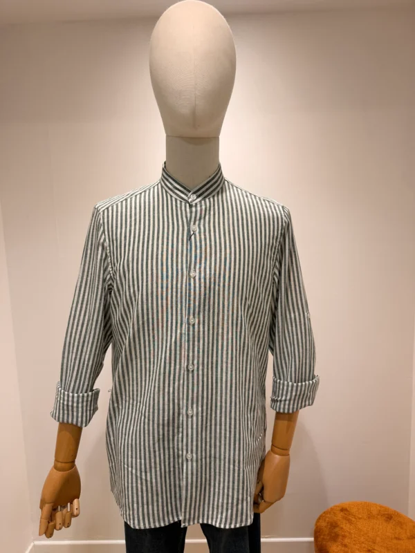 Chemise Lin Homme Col Mao – 3 Coloris | Dream By C