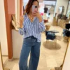 Chemise Rayée Oversize Col Chemise | Dream By C