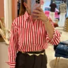 Chemise Rayée Oversize Col Chemise | Dream By C