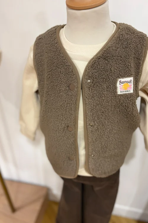 Gilet Moumoute Enfant Sans Manches | Dream By C