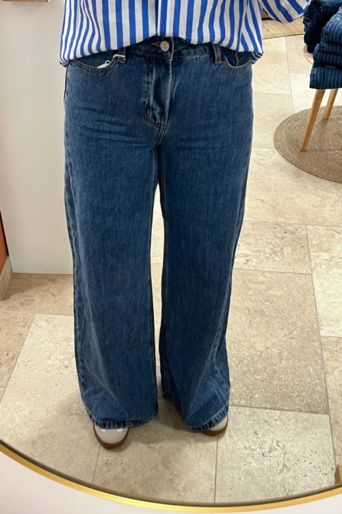 Jean Flare Bleu Foncé Femme | Dream By C