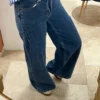 Jean Flare Bleu Foncé Femme | Dream By C