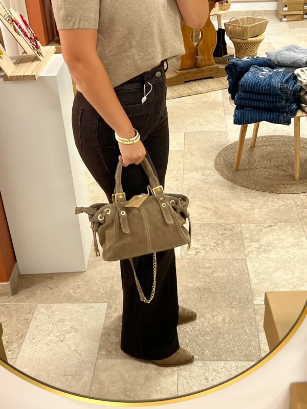 Jean Flare Brut Chocolat Femme | Dream By C