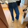 Jean Regular Bleu Foncé Femme | Dream By C