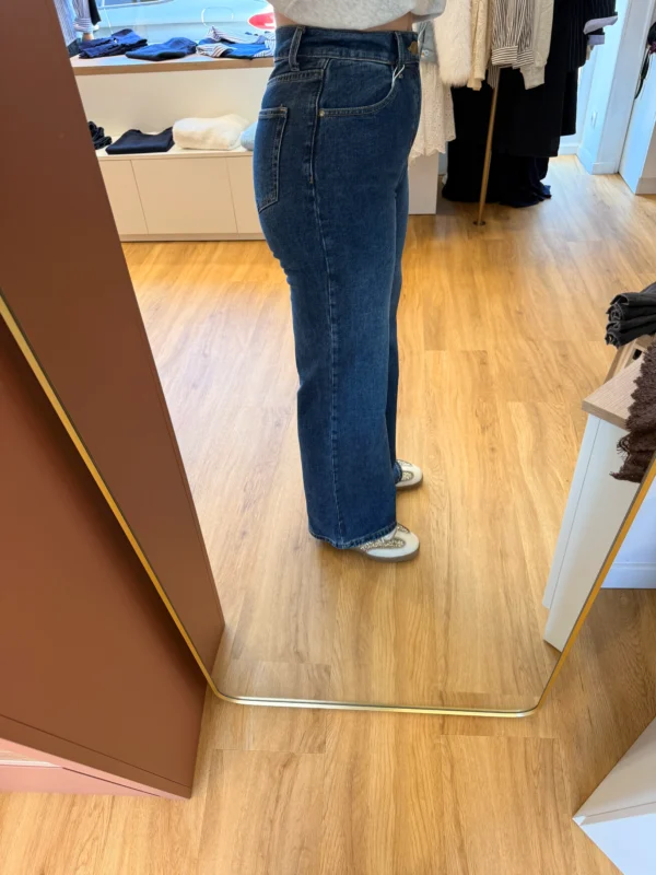 Jean Regular Bleu Foncé Femme | Dream By C
