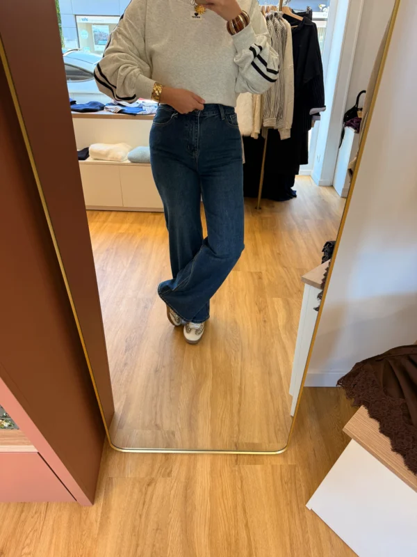Jean Regular Bleu Foncé Femme | Dream By C