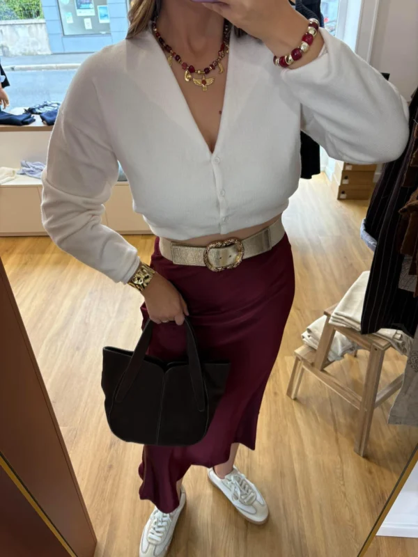 Jupe Satinée Élégante – 3 Coloris | Dream By C