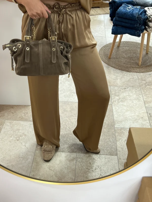 Pantalon Fluide Satiné Femme – 5 Coloris | Dream By C