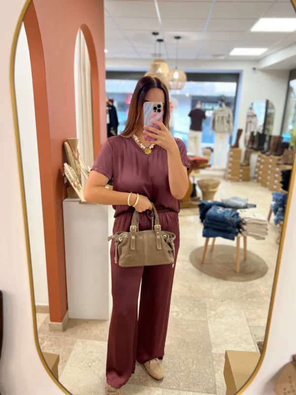 Pantalon Fluide Satiné Femme – 5 Coloris | Dream By C