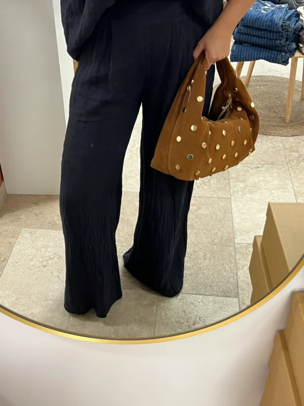 Pantalon Large Lin Femme – Fabrication Italienne | Dream By C