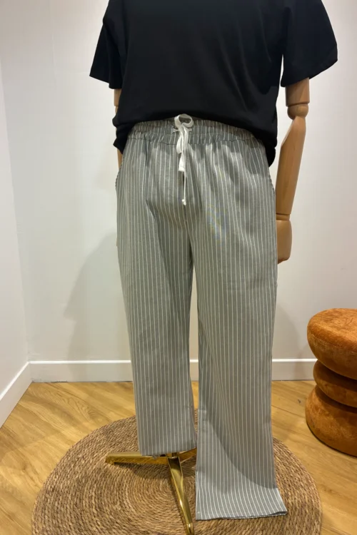 Pantalon Homme Rayures Taille Élastique | Dream By C