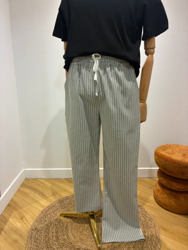 Pantalon Homme Rayures Taille Élastique | Dream By C