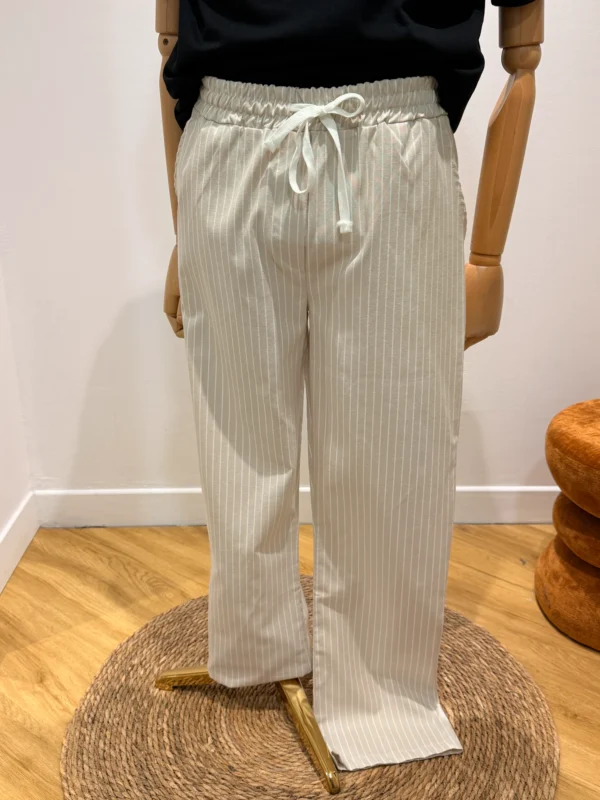 Pantalon Homme Rayures Taille Élastique | Dream By C