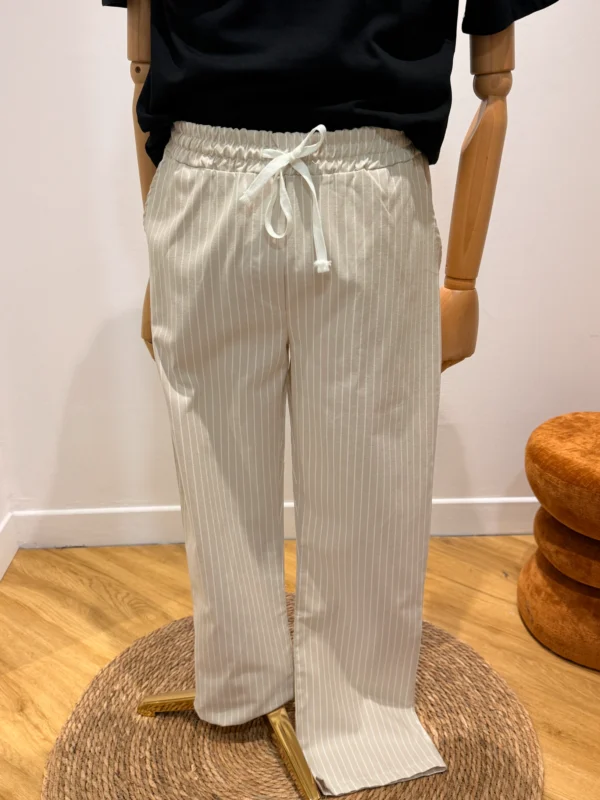 Pantalon Homme Rayures Taille Élastique | Dream By C