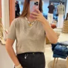 Pull Manches Courtes Cachemire Femme – 6 Coloris | Dream By C