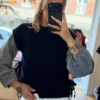 Pull Sans Manches Col Vagues | Dream By C