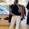 Pull Sans Manches Col Vagues | Dream By C