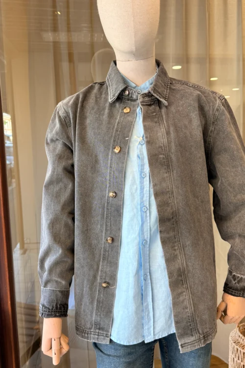 Surchemise Grise Délavée Homme | Dream By C
