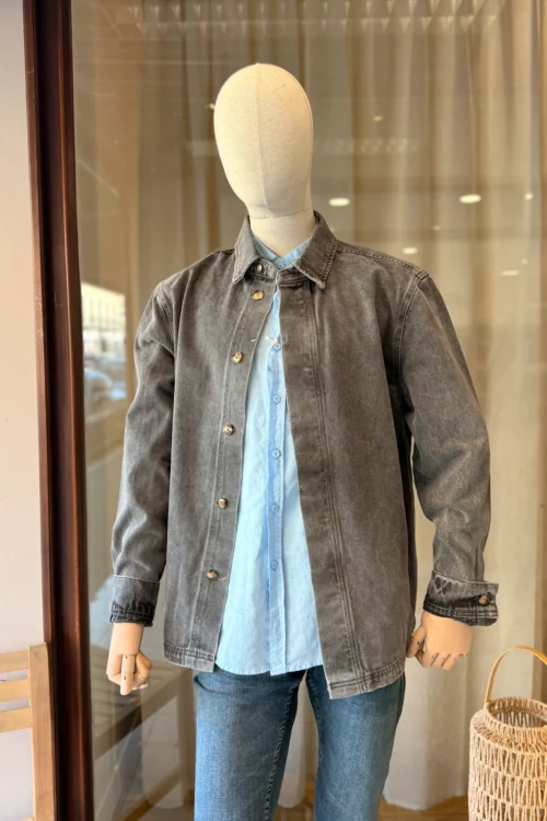 Surchemise Grise Délavée Homme | Dream By C